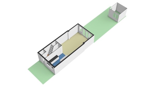 Floorplan - Vrijlandtstraat 44, 3195 VV Pernis Rotterdam